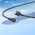 Кабел за данни / зареждане – Borofone (BX110 Beneficio Series) – USB към Type-C, Premium Line, 3A, 1m – Черен
