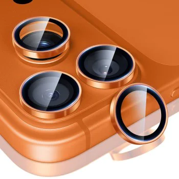 Протектори за камера за iPhone 14/15/16/17 Pro/Max - ESR Armorite - Оранжев