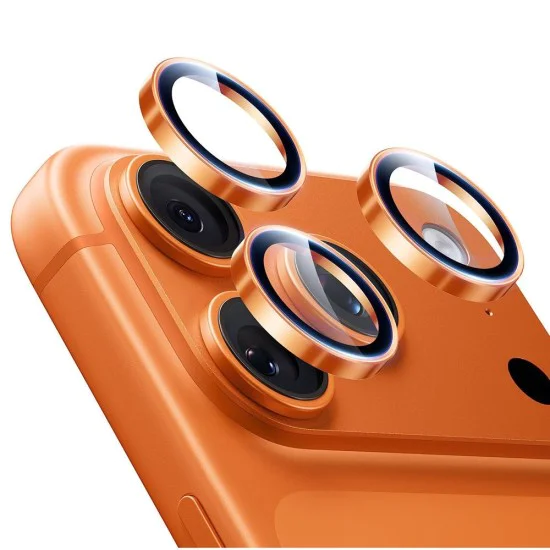 Протектори за камера за iPhone 14/15/16/17 Pro/Max - ESR Armorite - Оранжев