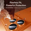 Протектори за камера за iPhone 14/15/16/17 Pro/Max - ESR Armorite - Оранжев