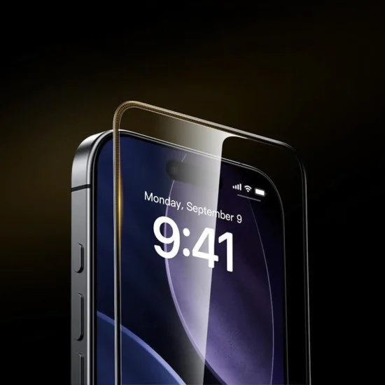 Стъклен протектор за iPhone 17 Pro Max - ESR Corning Gorilla Glass UltraFit - Черен