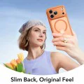 Калъф за iPhone 17 Pro Max – ESR Classic Hybrid HaloLock – с MagSafe – Матиран оранжев