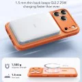 Калъф за iPhone 17 Pro – ESR Classic Hybrid HaloLock – с MagSafe – Матиран оранжев