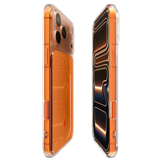 Калъф за iPhone 17 Pro Max - Spigen Ultra Hybrid T MagSafe - Гланциран оранжев