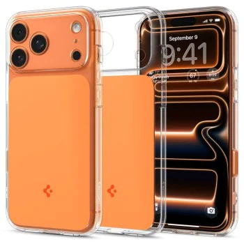 Калъф за iPhone 17 Pro Max - Spigen Ultra Hybrid T MagSafe - Гланциран оранжев
