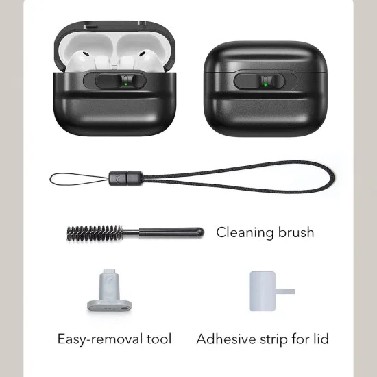 Калъф за AirPods Pro 3 – ESR Pulse Magnetic FlickLock – Бял