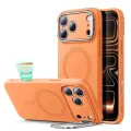 Калъф за iPhone 17 Pro – ESR Cloud Soft HaloLock Kickstand – Оранжев