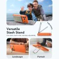 Калъф за iPhone 17 Pro Max – ESR Cyber Armor Kickstand – Оранжев