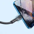 Кабел за данни – Mcdodo (CA-2271) – USB → Type-C, найлон оплетка, алуминий, QC4.0/3.0, 1m – Черен