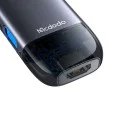 Хъб Mcdodo (HU-7420) - 10в1, 2x USB2.0, 2x USB3.0, USB-C PD100W, VGA, HDMI 4K, LAN, SD/TF слот, 5Gbps, Type-C кабел - Сив