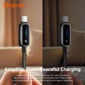 Кабел за данни – Mcdodo (CA-0100) – Auto Brightness, USB-C → USB-C, 100W, 5A, 1.2m – Черен
