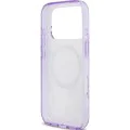 Калъф за iPhone 17 Pro – с MagSafe – Guess (GUHMP17LHFWBDCEU) IML Flower & Tonal Circle – Лилав