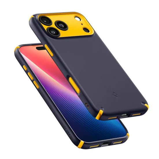Калъф за iPhone 17 Pro - Spigen Caseology Nano Pop Hybrid MagSafe - Blueberry Navy