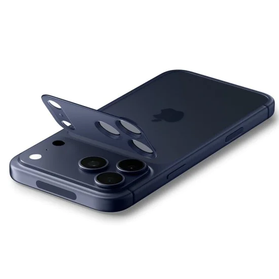 Протектор за камера за iPhone 17 Pro - Spigen Optik.tR EZ Fit Pro XL - Син