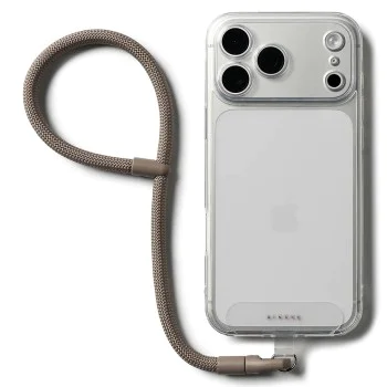 Универсална връзка за телефон (Crossbody) - Ringke Hand Strap Link Flow P-Type - Mocha Mousse