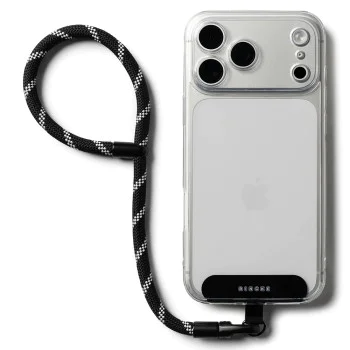 Универсална връзка за телефон (Crossbody) - Ringke Hand Strap Link Flow P-Type - Shade Black
