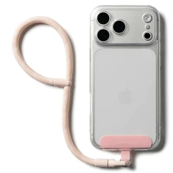 Универсална връзка за телефон (Crossbody) - Ringke Hand Strap Link Flow P-Type - Candy Pink
