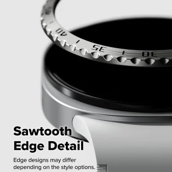 Вътрешен безел протектор за Samsung Galaxy Watch8 Classic - Ringke Inner Bezel Styling - Сребрист