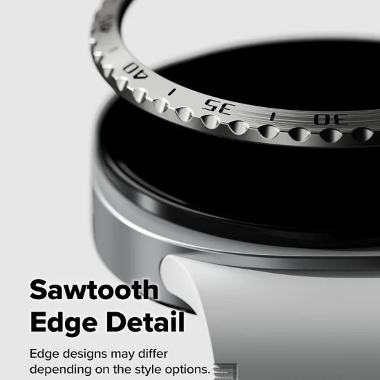 Вътрешен безел протектор за Samsung Galaxy Watch8 Classic - Ringke Inner Bezel Styling - Сребрист