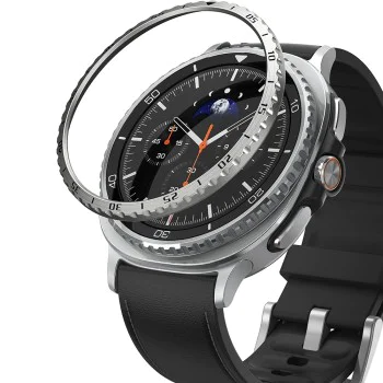 Вътрешен безел протектор за Samsung Galaxy Watch8 Classic - Ringke Inner Bezel Styling - Сребрист