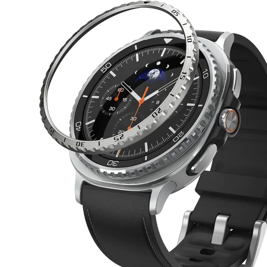 Вътрешен безел протектор за Samsung Galaxy Watch8 Classic - Ringke Inner Bezel Styling - Сребрист