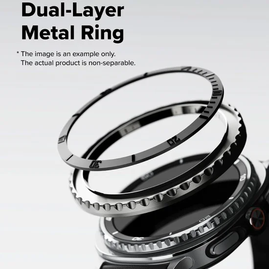 Безел протектор за Samsung Galaxy Watch8 Classic - Ringke Premium Bezel Styling - Черен