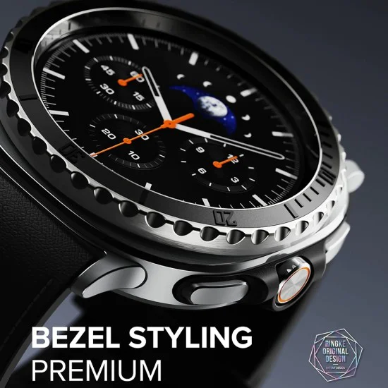 Безел протектор за Samsung Galaxy Watch8 Classic - Ringke Premium Bezel Styling - Черен