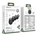 Смарт тракери (4 броя) – Acefast S2 – Apple Find My, връзка, Bluetooth, 230mAh – Черен