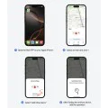Смарт тракер – Acefast S1 – съвместим с Apple Find My, Bluetooth, 230mAh – Сив