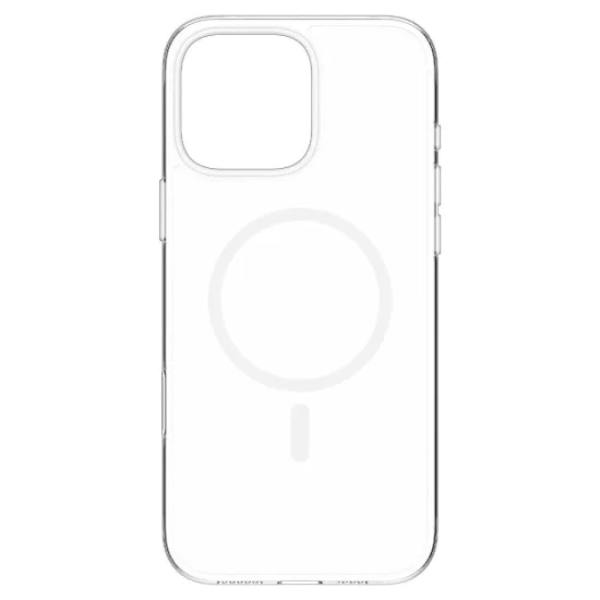 Калъф за iPhone 16 Pro - Spigen Thin Fit T MagSafe - Прозрачен / Бял