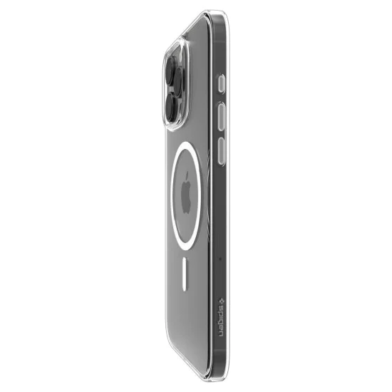 Калъф за iPhone 16 Pro - Spigen Thin Fit T MagSafe - Прозрачен / Бял