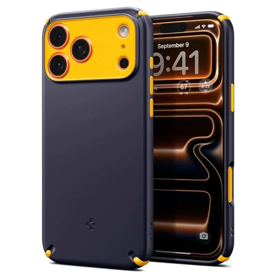 Калъф за iPhone 17 Pro Max - Spigen Caseology Nano Pop Hybrid MagSafe - Blueberry Navy