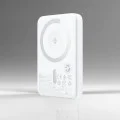 Магнитна безжична външна батерия (M25-5000) - Acefast - MagSafe, бързо зареждане, USB-C, 5000mAh, 20W - Бяло