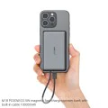 Външна батерия – Acefast (M18-10000) – магнитна, с вграден кабел, USB-C, 10000mAh, 38.5Wh, PD22.5W, LED светлина – Черен