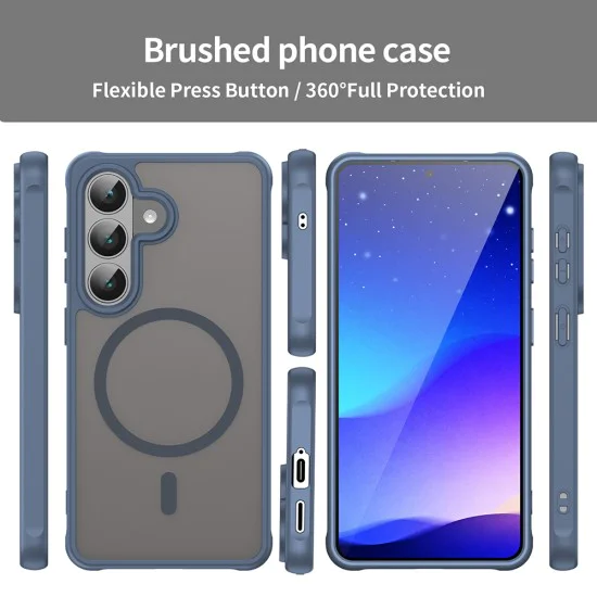 Калъф за Samsung Galaxy S26 - HaloFrost II MagSafe - Techsuit - Тъмносин