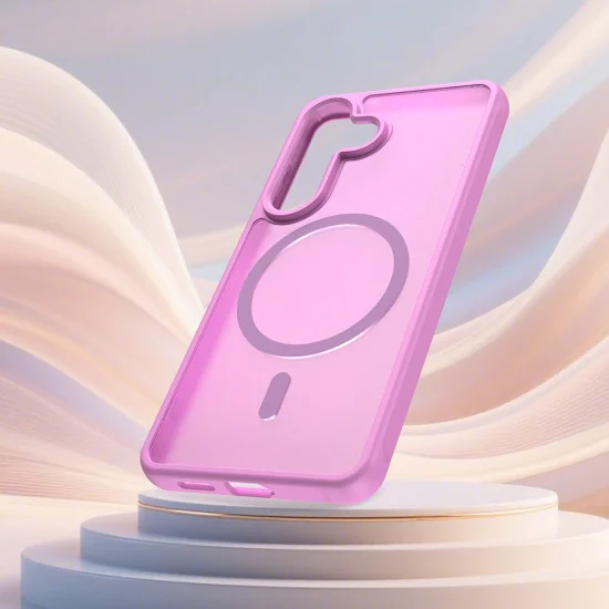 Калъф за Samsung Galaxy S26 - HaloFrost II MagSafe - Techsuit - Розов