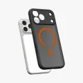 Калъф за iPhone 17 Pro - Spigen Ultra Hybrid MagSafe - Frost Black / Оранжев