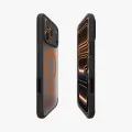 Калъф за iPhone 17 Pro - Spigen Ultra Hybrid MagSafe - Frost Black / Оранжев
