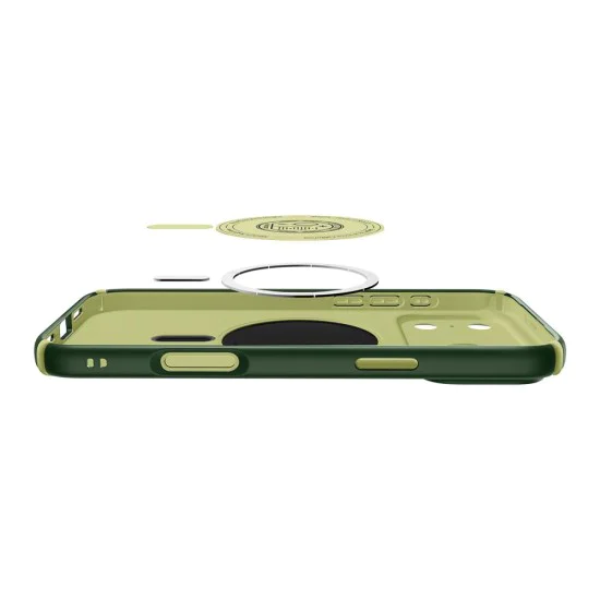 Калъф за iPhone 17 Pro Max - Spigen Caseology Nano Pop Hybrid MagSafe - Avo Green