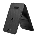 Магнитен портфейл и стойка Spigen Slim Fold (S314-1) - MagSafe, Универсален - Черен