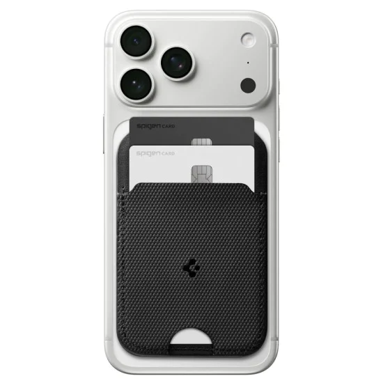 Магнитен портфейл и стойка тип статив Spigen Slim Fold Tripod (S314-2) - MagSafe - Черен