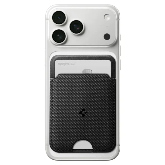 Магнитен портфейл и стойка тип статив Spigen Slim Fold Tripod (S314-3) - MagSafe - Черен
