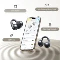 Безжични слушалки Bowie MC1 Pro (A0102503) - Baseus - Bluetooth 6.0, Hi-Res, тип щипка (Open Ear) - Космическо черно