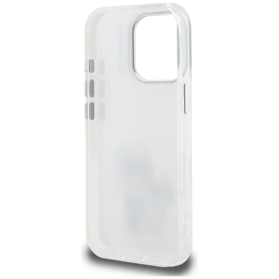 Калъф за iPhone 16 Pro Max - Karl Lagerfeld IML Aquarelle Karl & Choupette - Бял