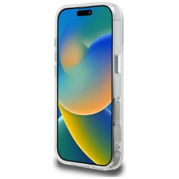 Калъф за iPhone 16 Pro - Karl Lagerfeld IML Aquarelle Karl & Choupette - Бял