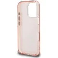 Калъф за iPhone 16 Pro - Karl Lagerfeld IML Aquarelle Choupette Logo - Розов