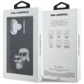 Калъф за iPhone 16 - Karl Lagerfeld IML Aquarelle Karl & Choupette - Черен