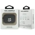 Силиконов калъф за Apple AirPods Pro 3 - Karl Lagerfeld Silicone Choupette Head 3D - Черен