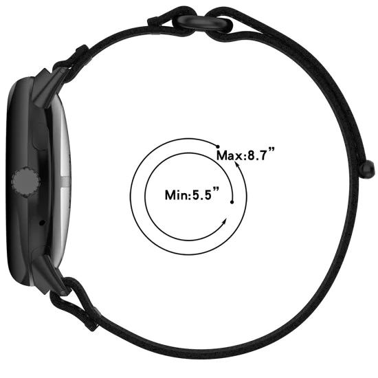 Спортна каишка за Google Pixel Watch 4 (45mm) - Techsuit Watchband (W054) - Черна