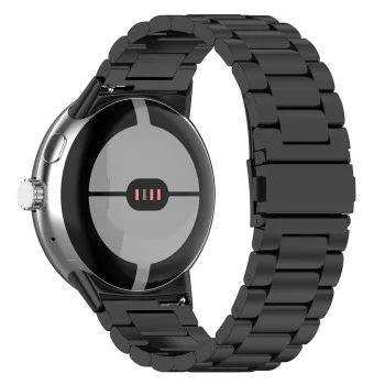 Метална каишка за Google Pixel Watch 4 (45mm) - Techsuit Watchband (W010) - Черна